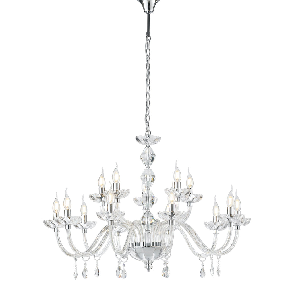 Lampadario a sospensione RIFLESSO in cristallo - FT-FeelThe