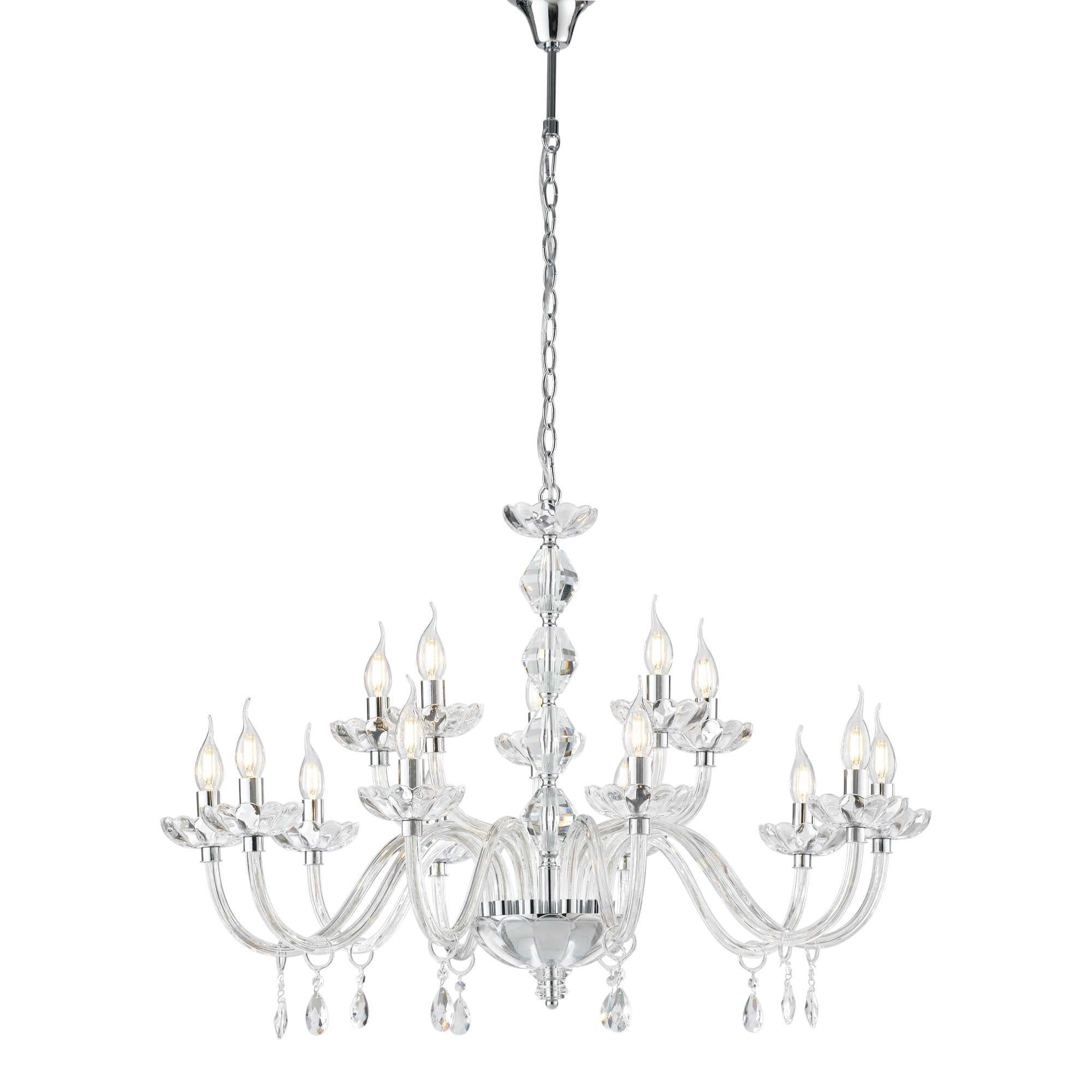 Lampadario a sospensione RIFLESSO in cristallo - FT-FeelThe