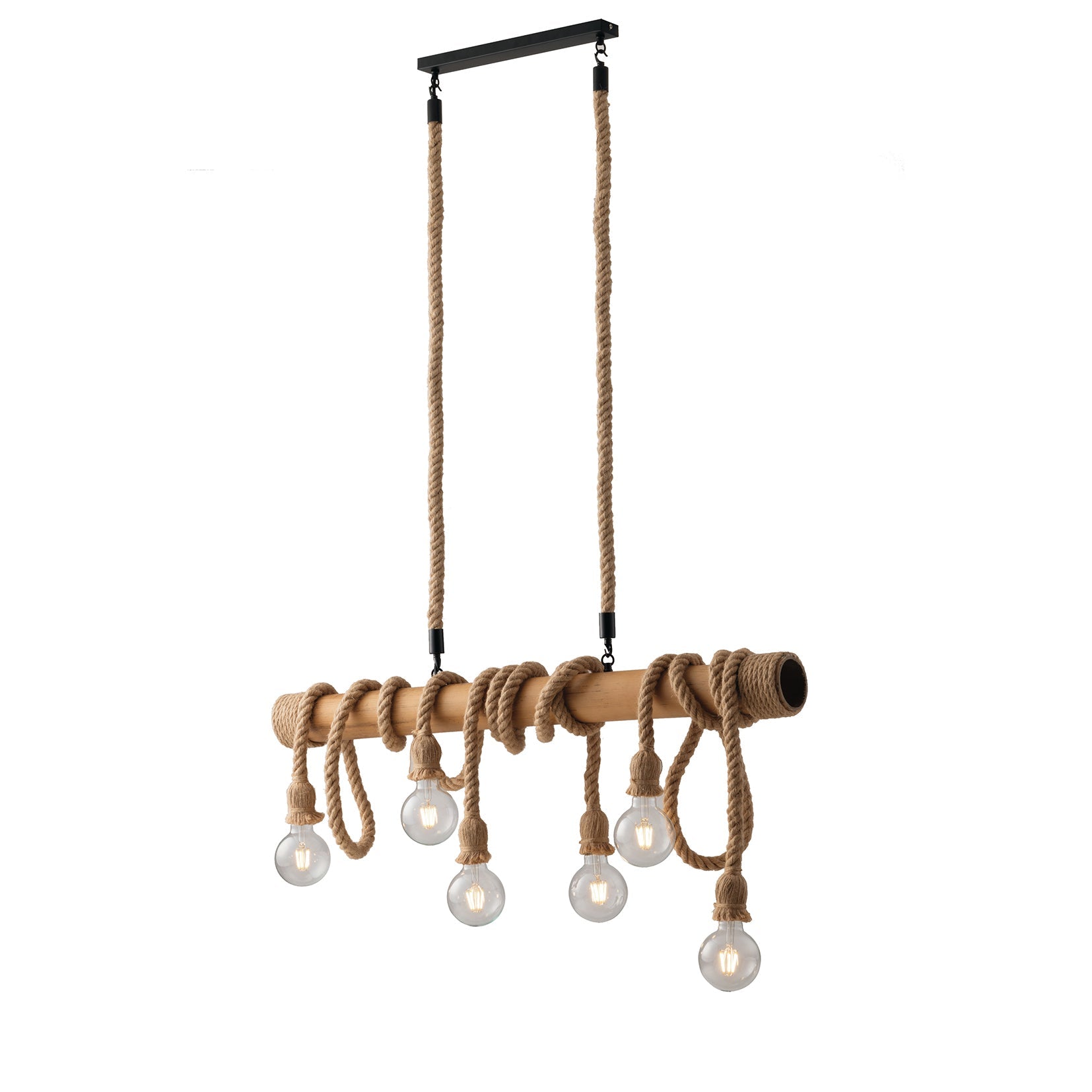 Lampadario a sospensione ROPE, 6 luci - FT-FeelThe
