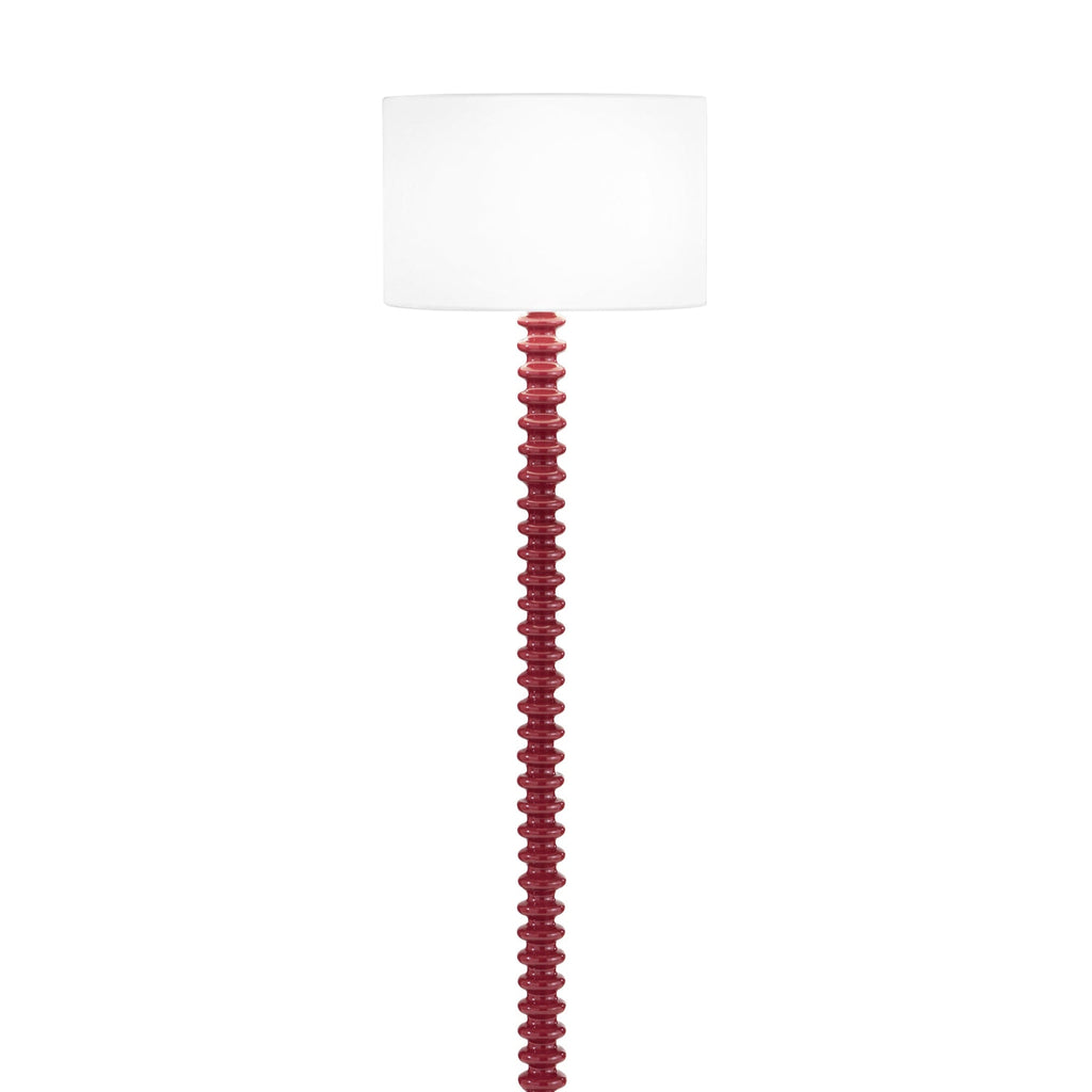 Piantana Sultan in velluto rossa