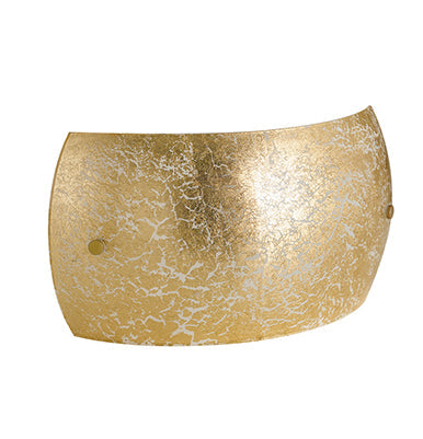 Applique da parete VANITY in vetro con decoro foglia - FT-FeelThe
