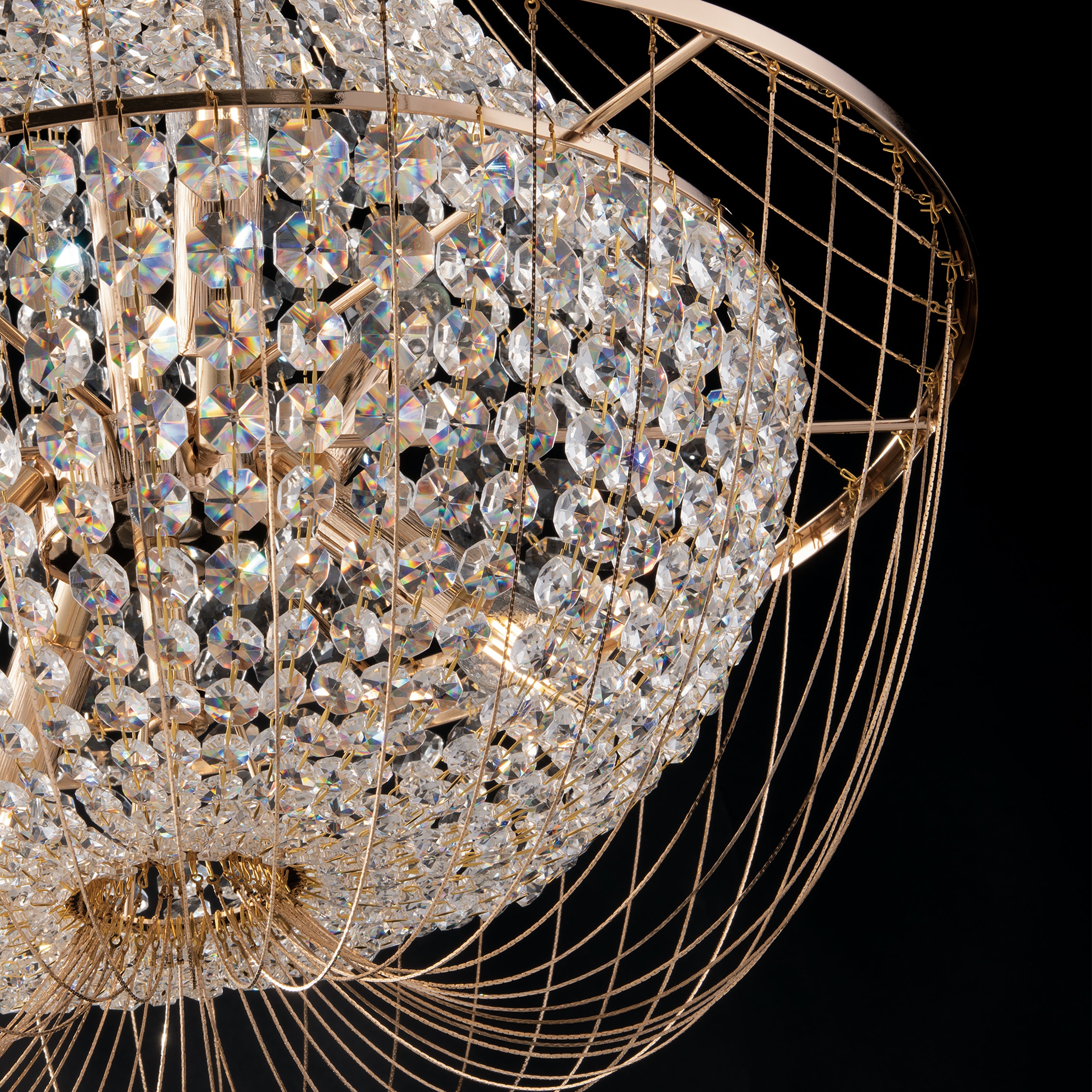 Lampadario a sospensione VIENNA, 4 luci - FT-FeelThe