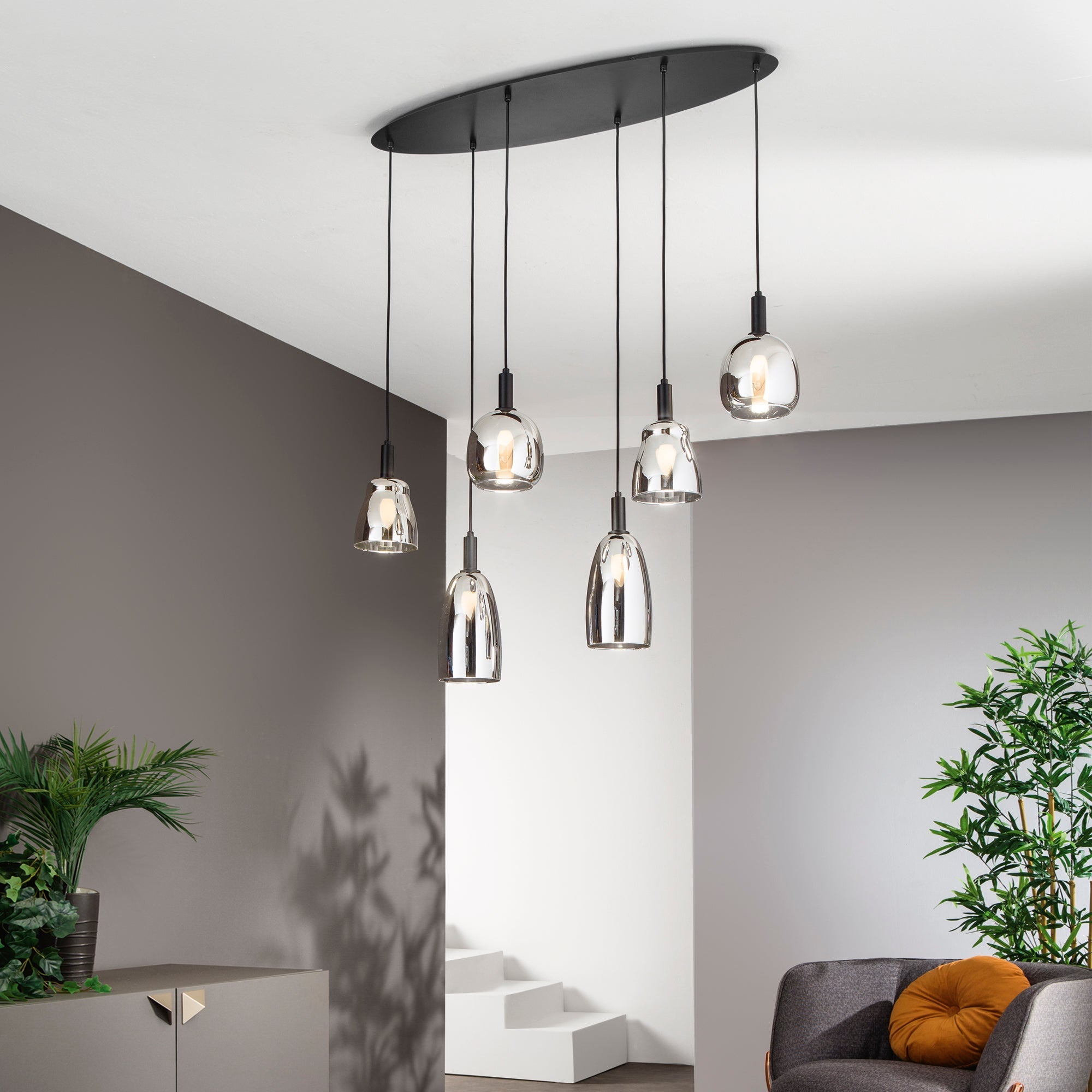 Sospensione WEIZEN a sei luci - FT-FeelThe