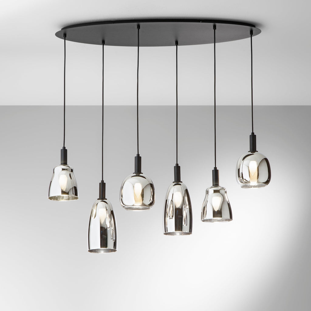 Sospensione WEIZEN a sei luci - FT-FeelThe