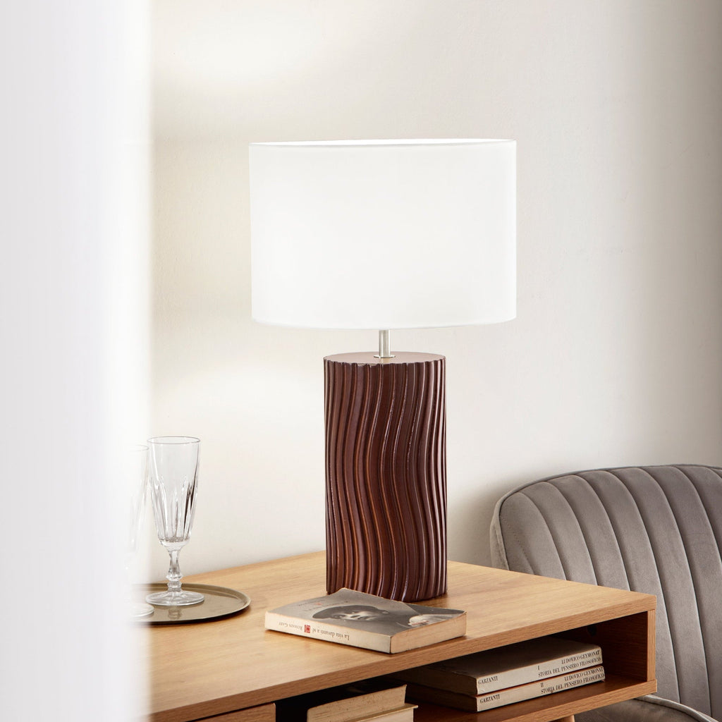 Lampada da tavolo Woodlog - Foto ambientata