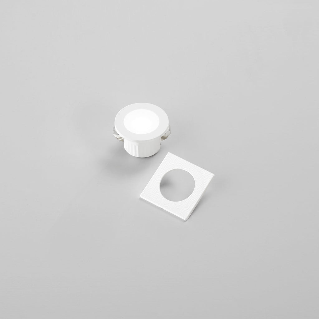 Incasso LED DAMA con doppia ghiera intercambiabile inclusa 3W luce naturale (4000K) - FT-FeelThe