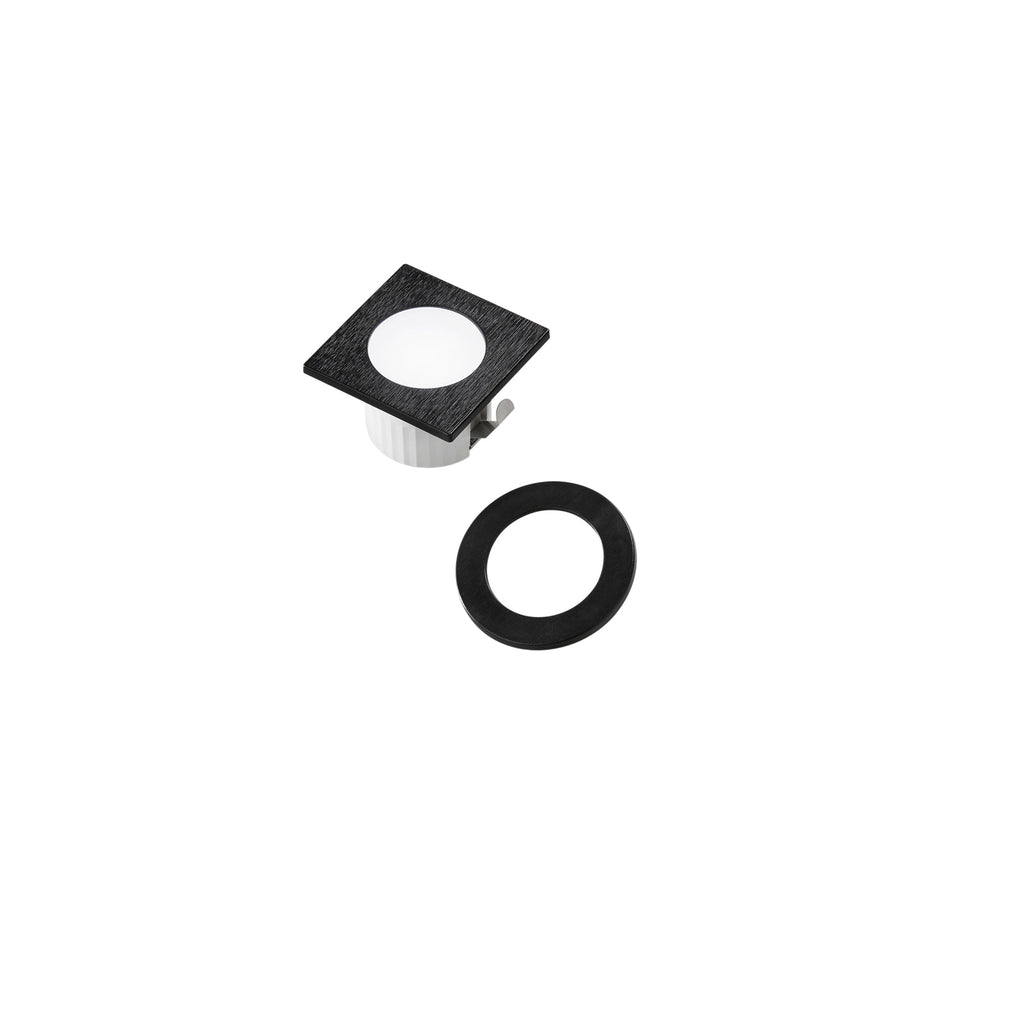 Incasso LED DAMA con doppia ghiera intercambiabile inclusa 3W luce naturale (4000K) - FT-FeelThe