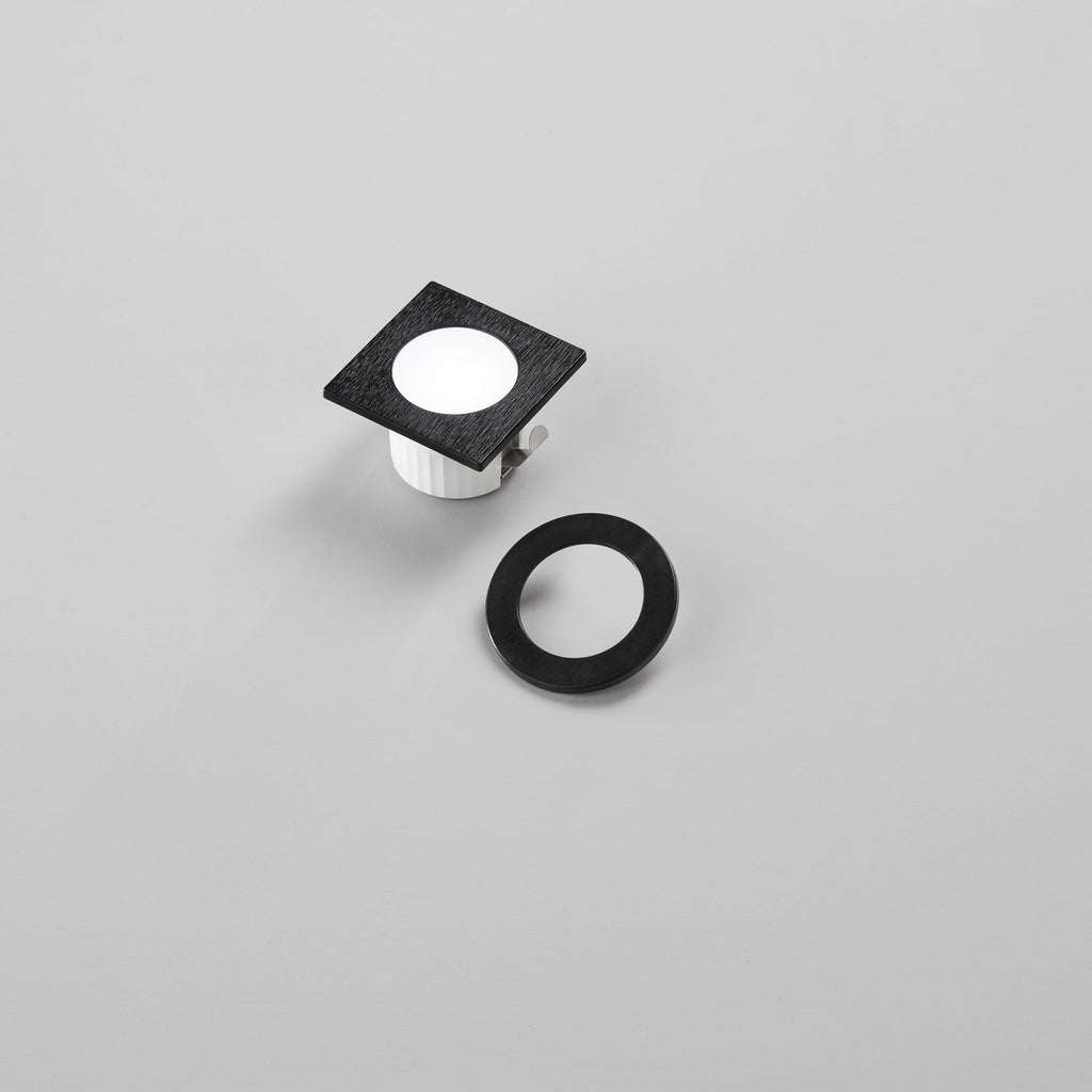 Incasso LED DAMA con doppia ghiera intercambiabile inclusa 3W luce naturale (4000K) - FT-FeelThe