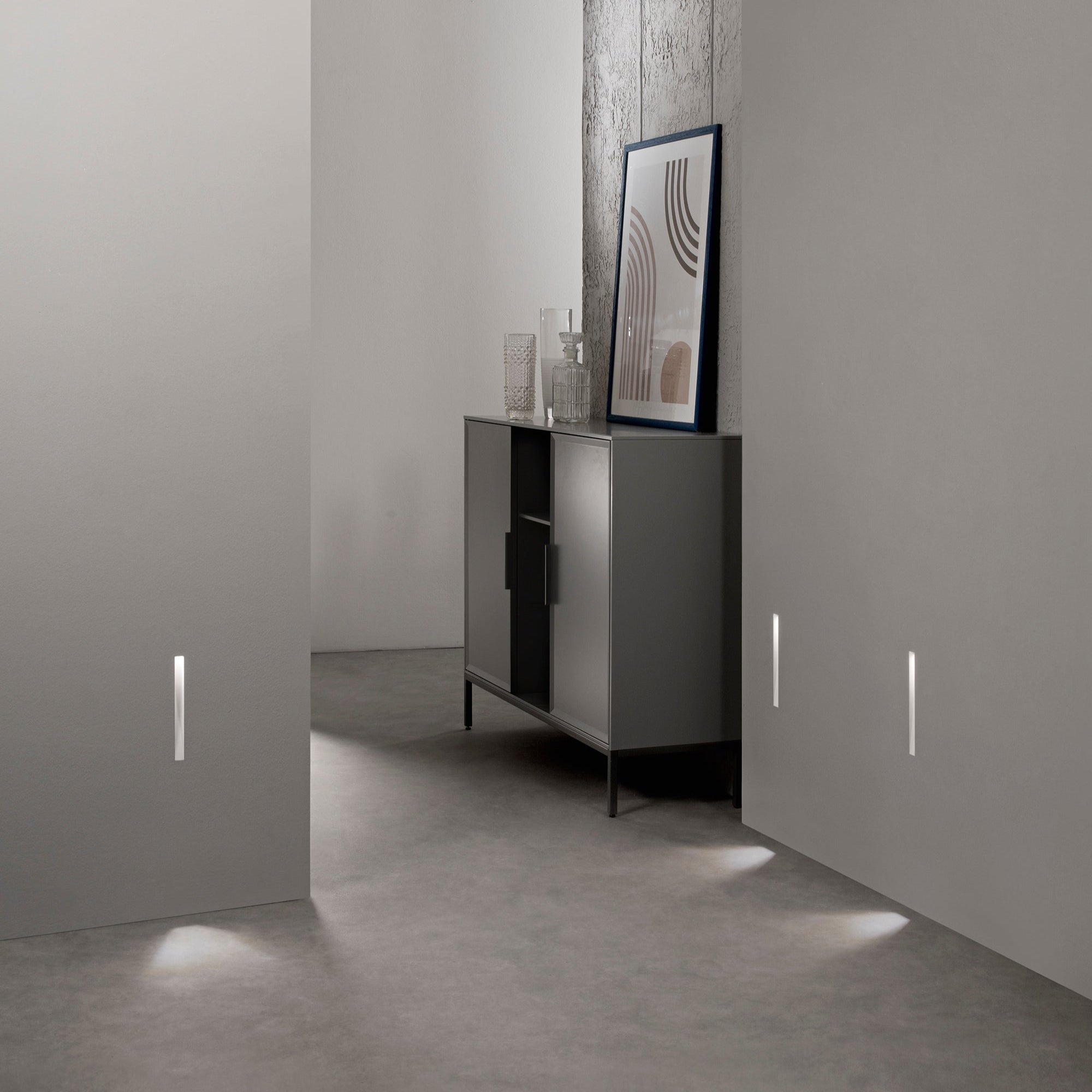 ELLE plaster recessed light with adjustable bracket
