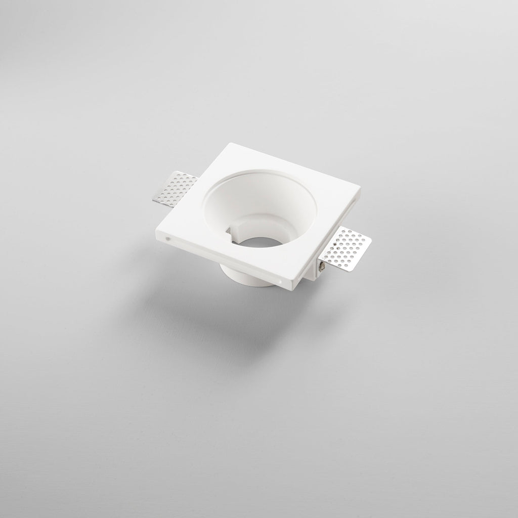 Incasso ENTITY in gesso bianco verniciabile con ghiera intercambiabile - FT-FeelThe