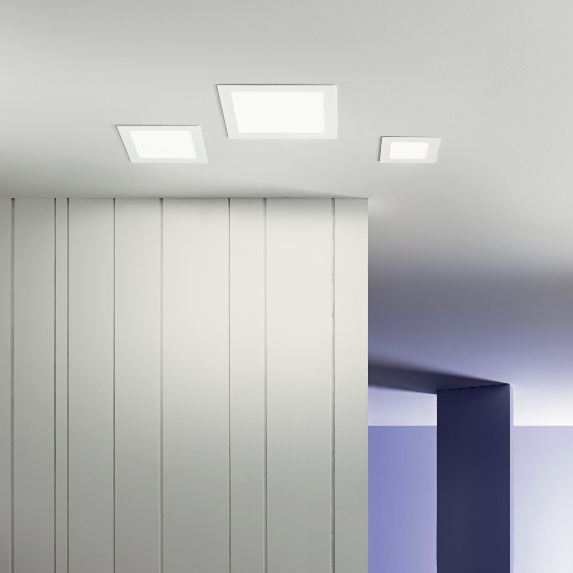 Incasso LED FLAP ultrasottile in alluminio con interruttore CCT per il cambio temperatura colore - FT-FeelThe