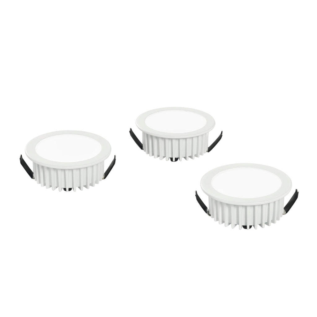 Kit 3 incassi LED FUSION in alluminio - FT-FeelThe