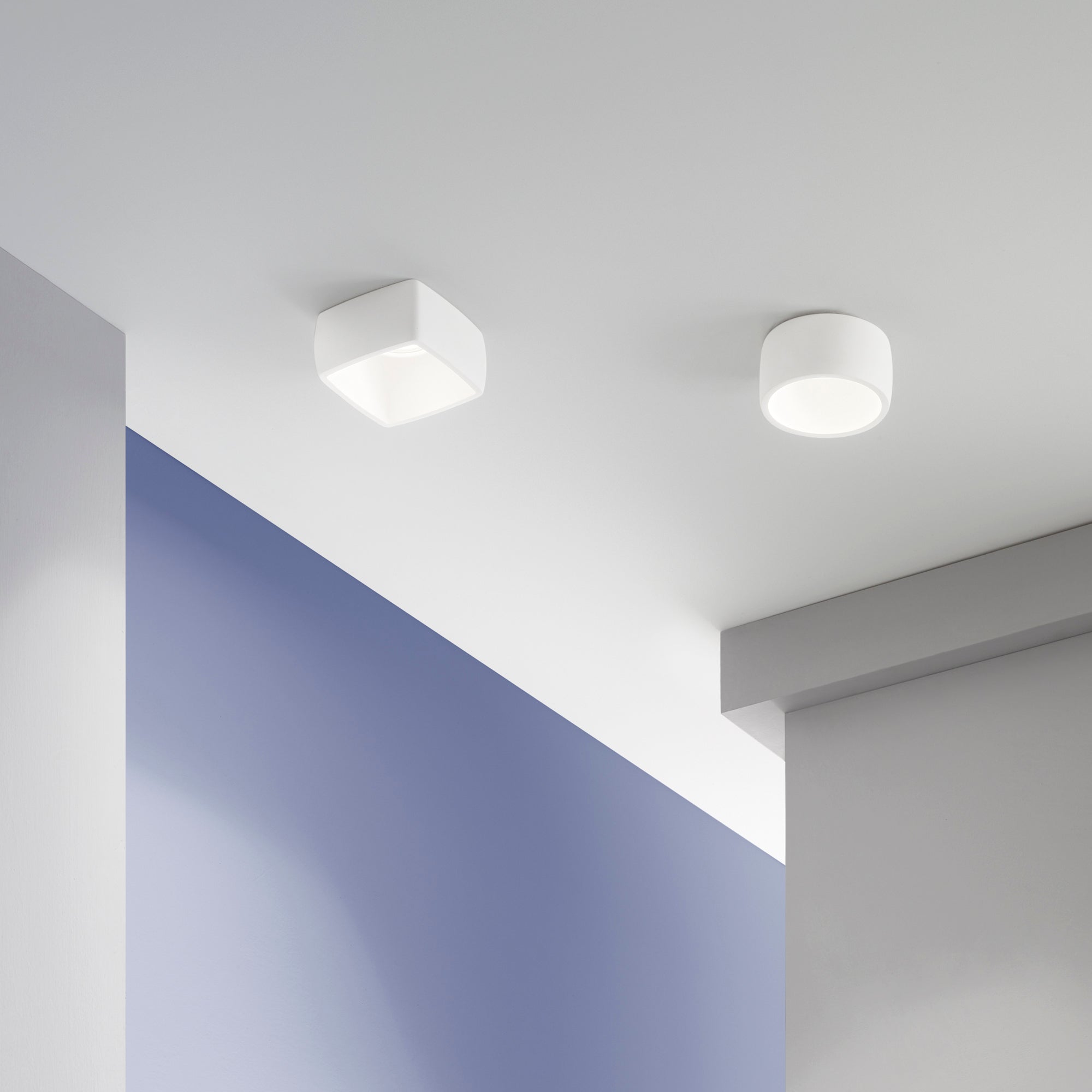 Incasso GOBLET in gesso bianco verniciabile - FT-FeelThe