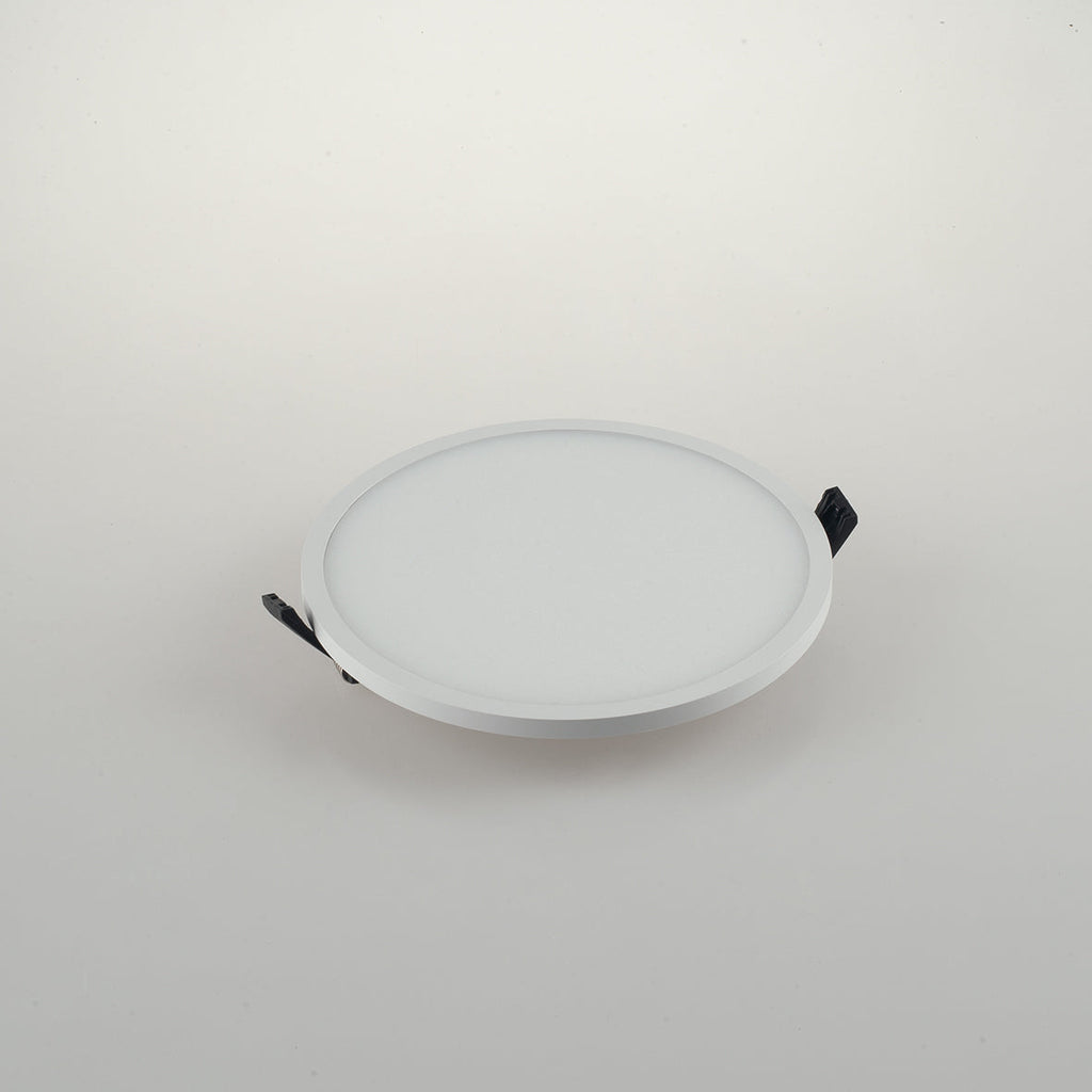 Incasso LED PLUS in alluminio bianco opaco e bordo effetto plafoniera - FT-FeelThe