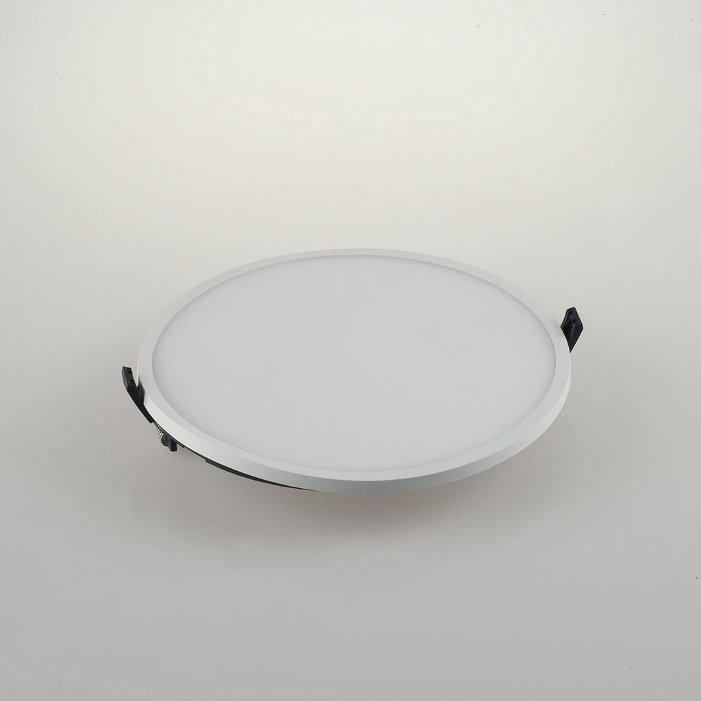Incasso LED PLUS in alluminio bianco opaco e bordo effetto plafoniera - FT-FeelThe