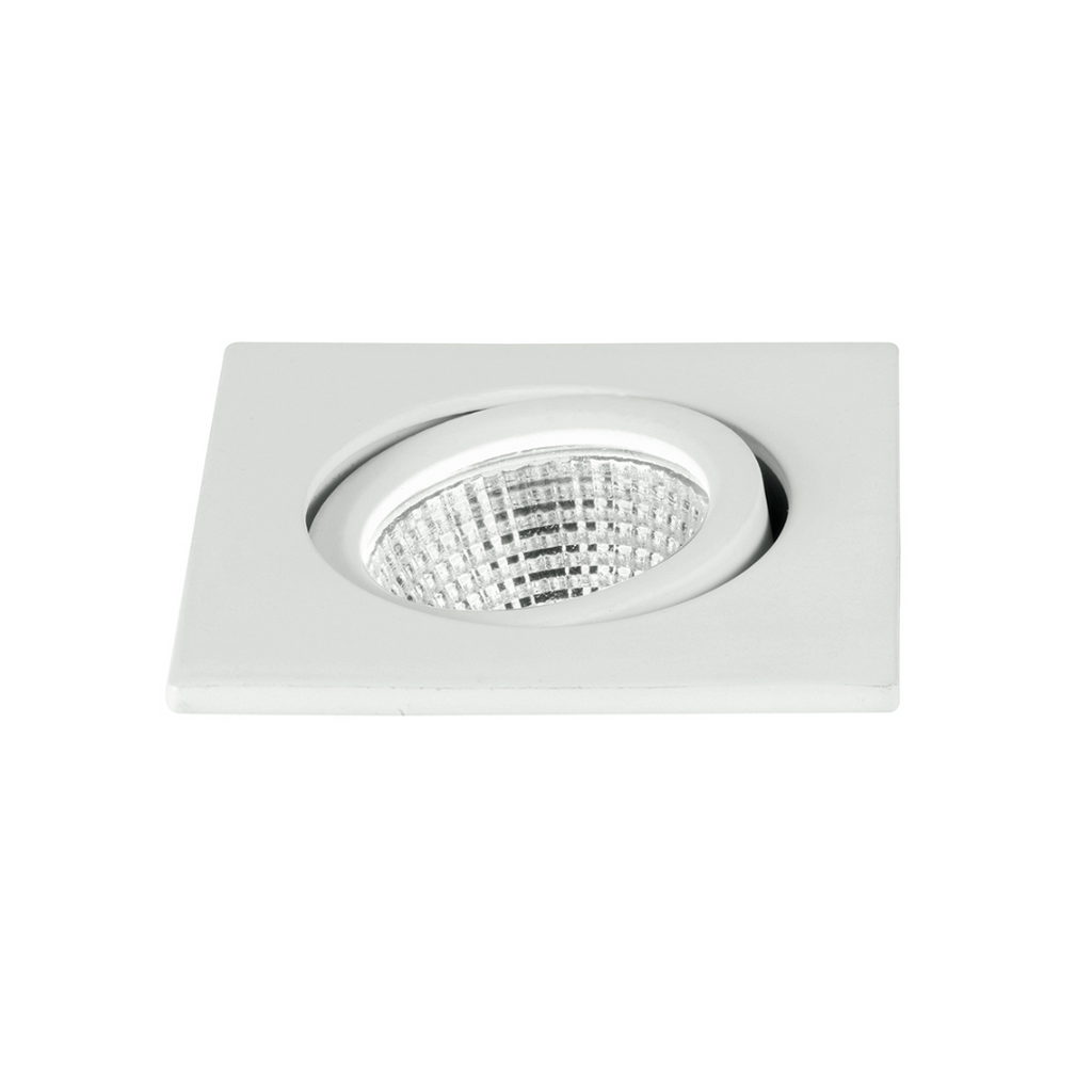 Incasso LED POLARIS orientabile in alluminio argento - FT-FeelThe