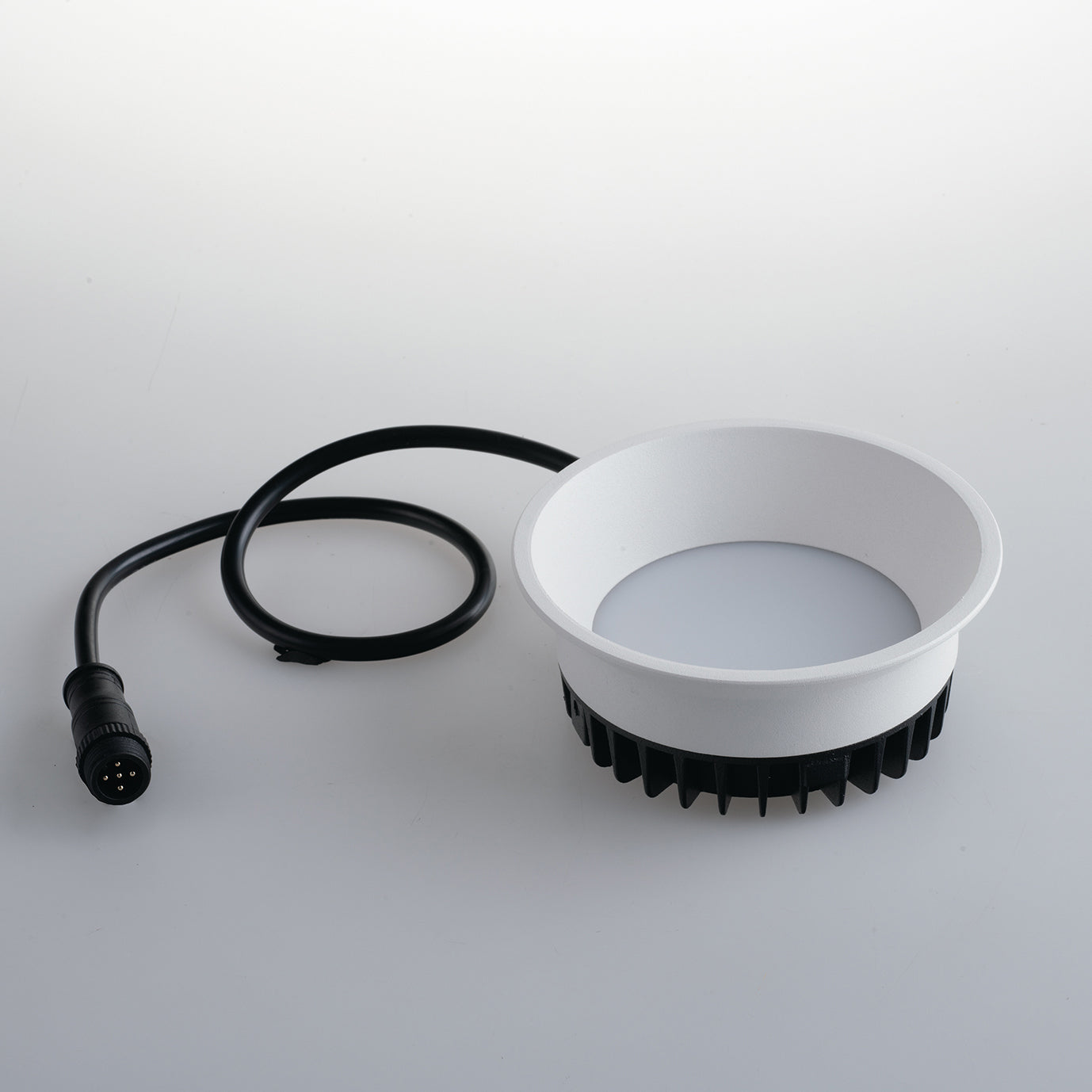 Incasso LED XANTO in alluminio antiriflesso, funzione RGB multicolor+Luce naturale - FT-FeelThe