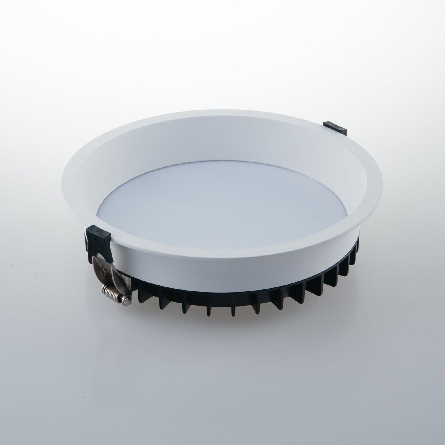 Incasso LED XANTO rotondo bianco satinato in alluminio pressofuso - FT-FeelThe