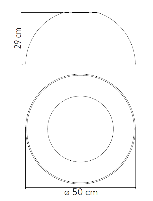 COCO LED ceiling light in CCT metal