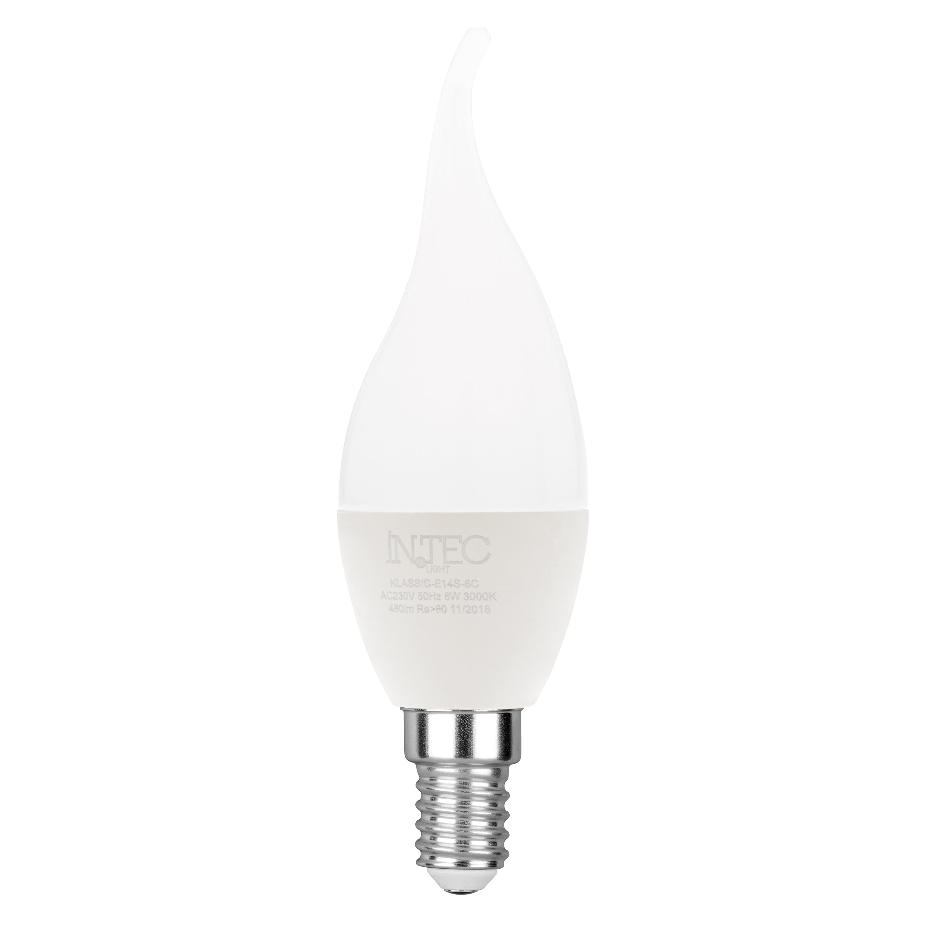 Lampadina led KLASSIC soffio E14 6W 510L 125mm - FT-FeelThe