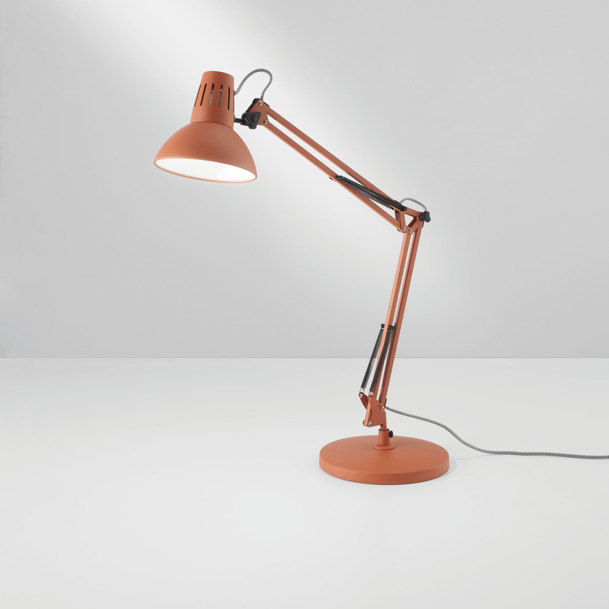 Lampada da tavolo verde ARTIFEX in metallo con altezza regolabile - FT-FeelThe