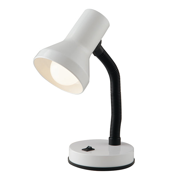 Lampada da tavolo LDT arancione in metallo con braccio flessibile - FT-FeelThe