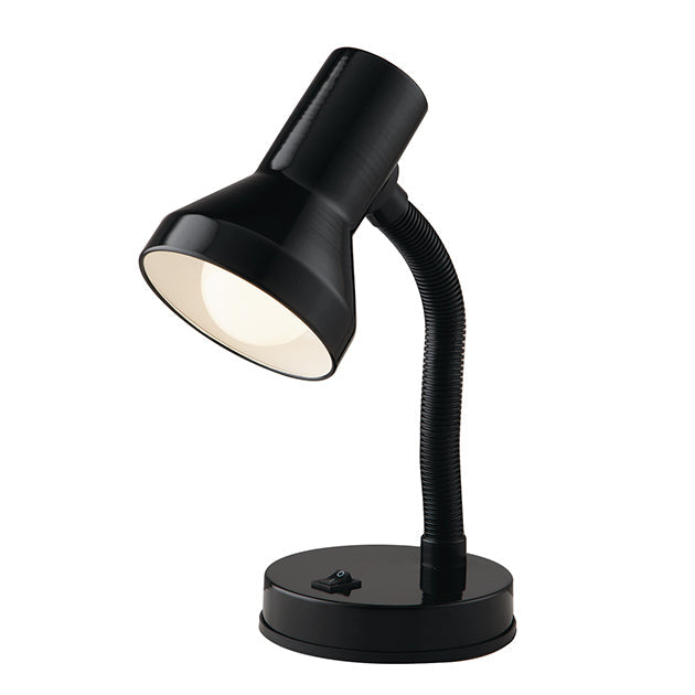 Lampada da tavolo LDT arancione in metallo con braccio flessibile - FT-FeelThe