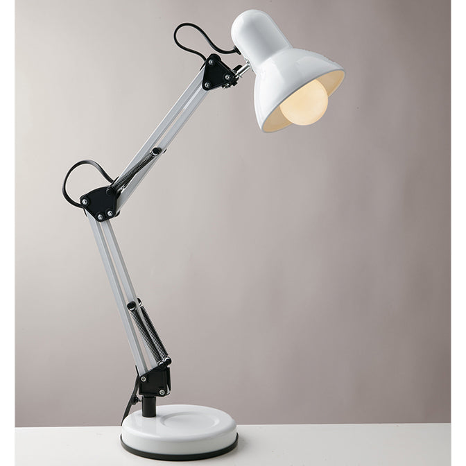 Lampada da lettura ARCHITETTO nera con braccio e diffusore orientabile in metallo - FT-FeelThe