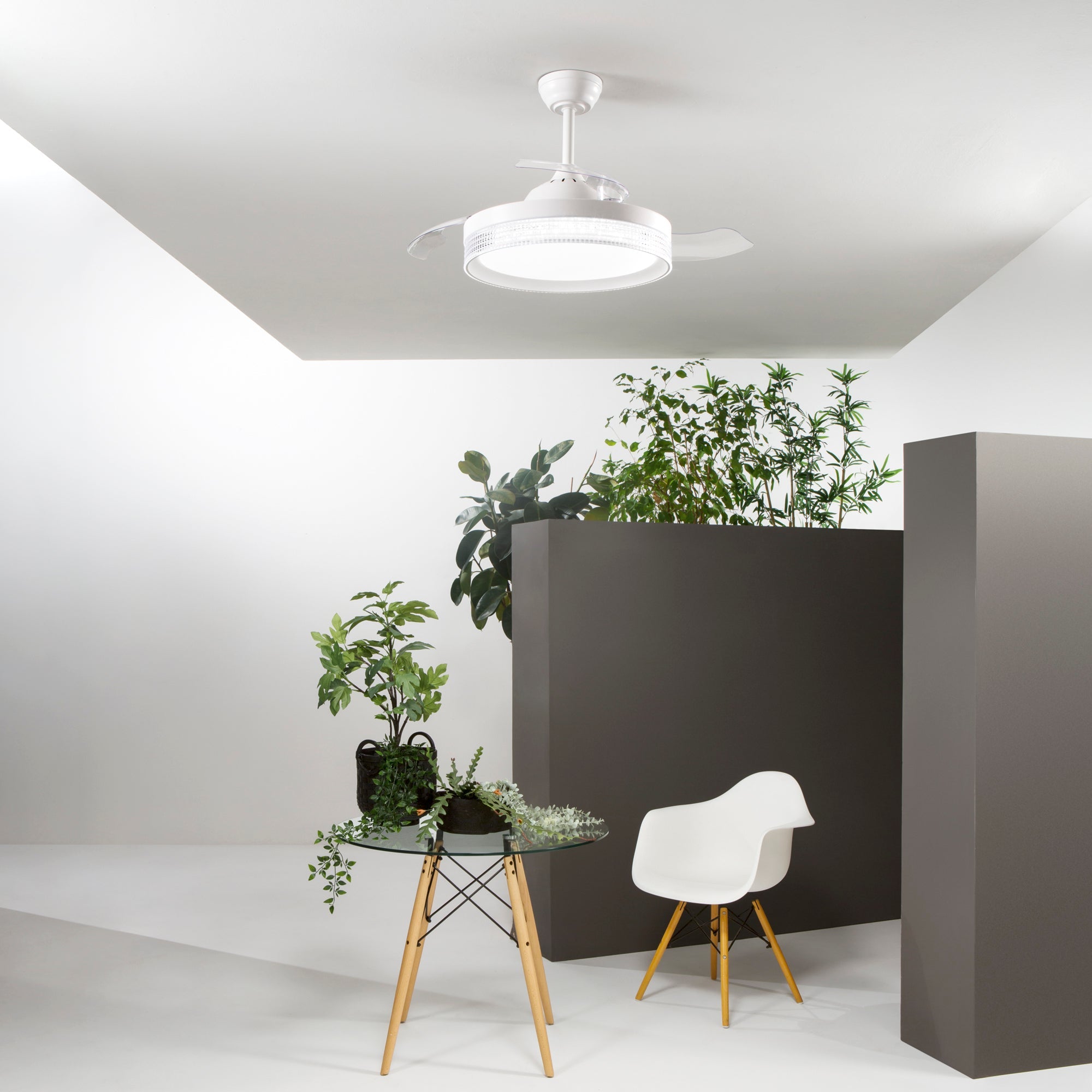 Plafoniera LED ALBATROS con Ventilatore - FT-FeelThe