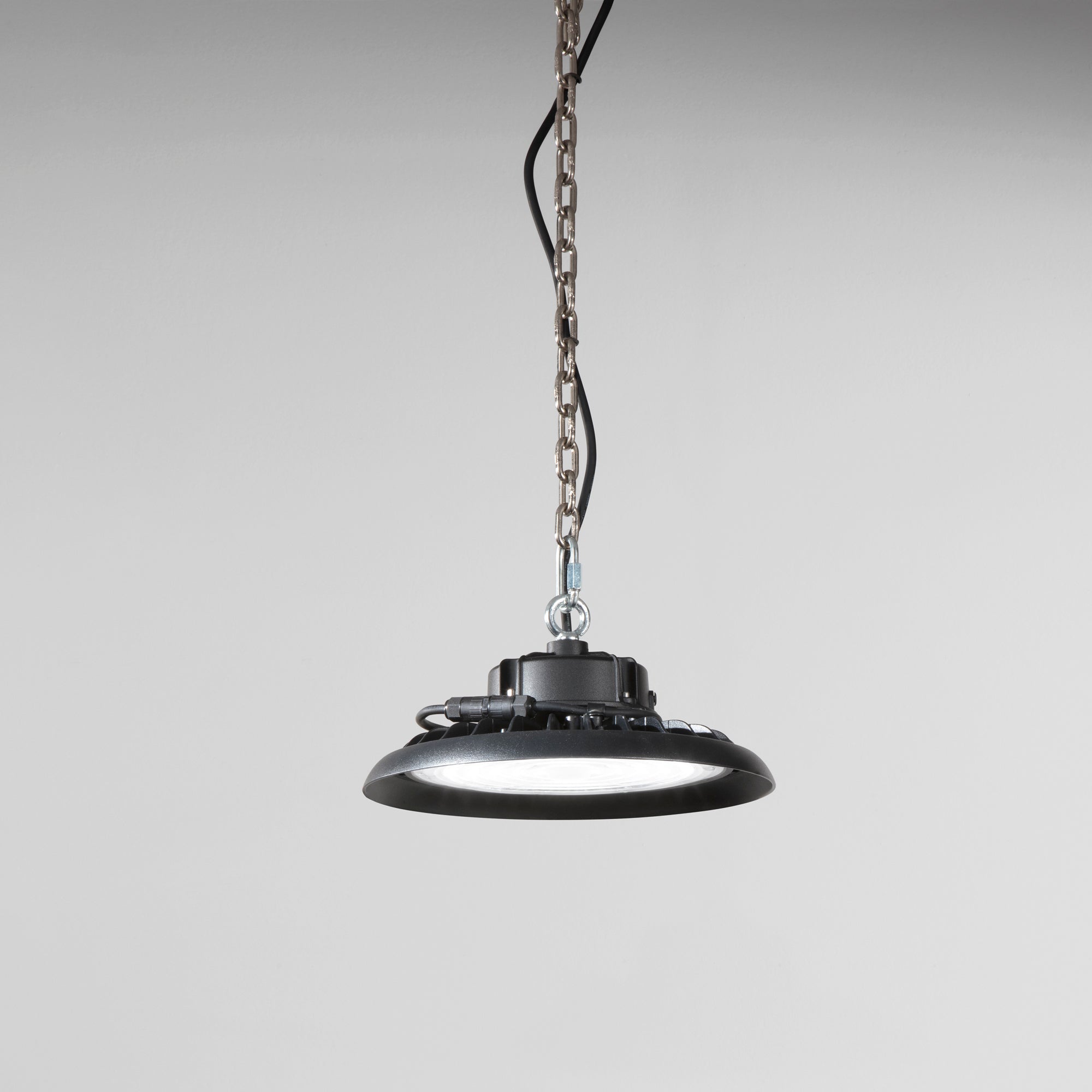 Faro LED High-Bay AVATAR in alluminio nero 4000K IP65 - FT-FeelThe