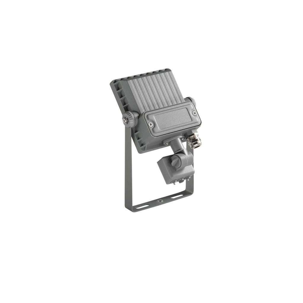Proiettore LED AXEL sensor in alluminio argento con sensore di movimento CCT IP65 - FT-FeelThe