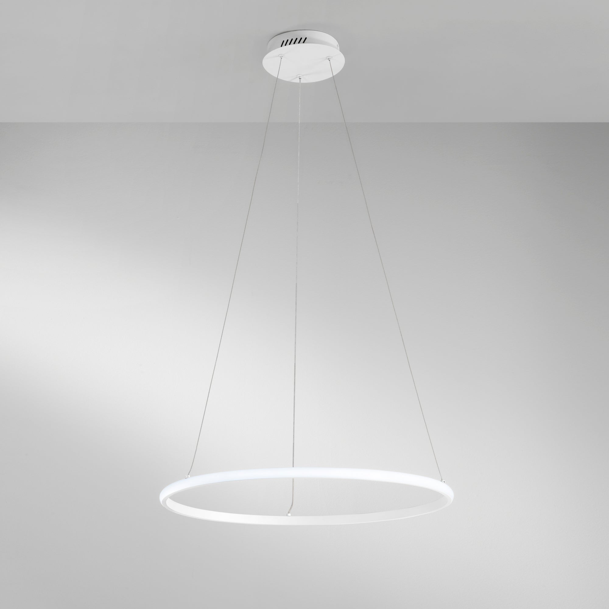 AXIS LED pendant light with CCT function and single circular element 
