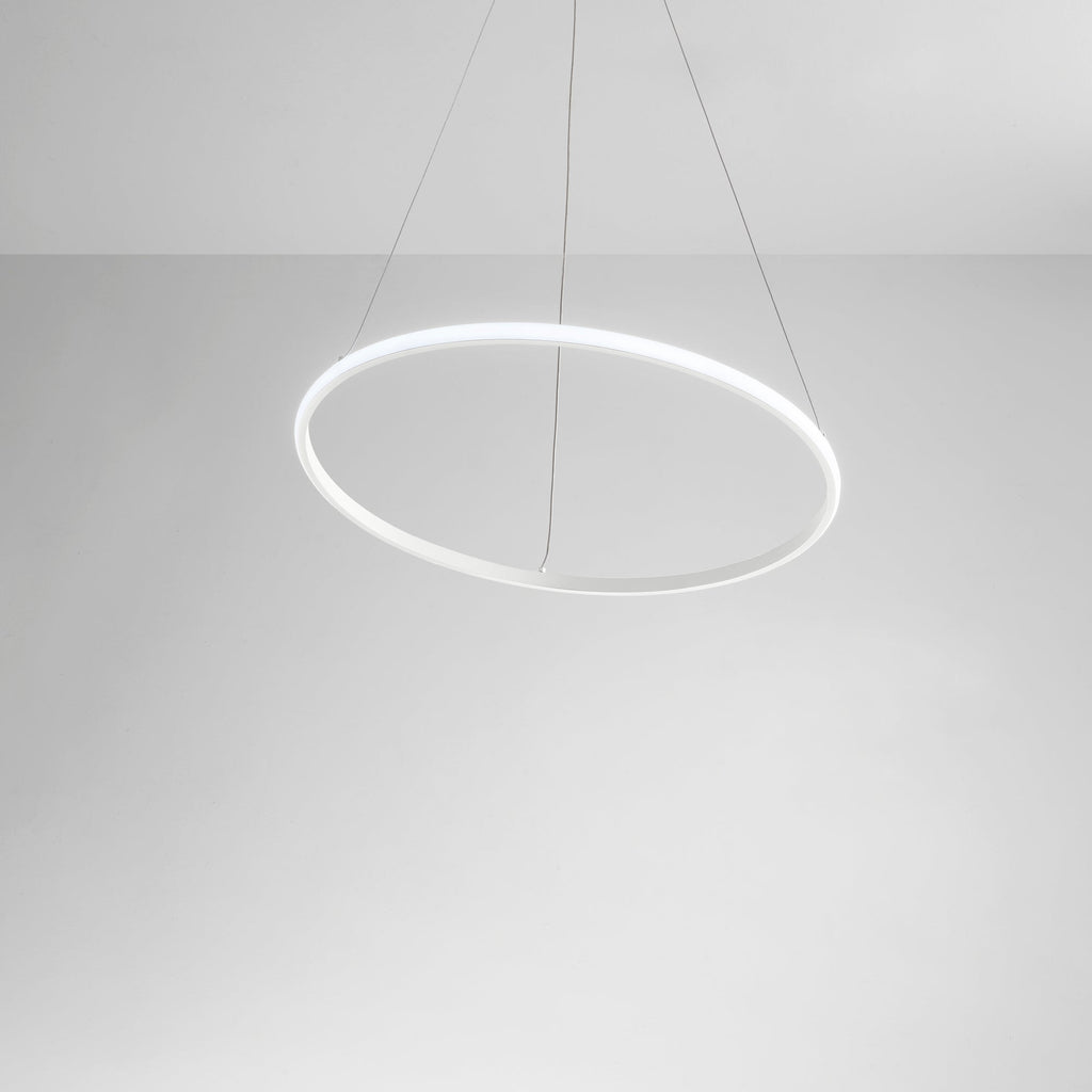 AXIS LED pendant light with CCT function and single circular element 