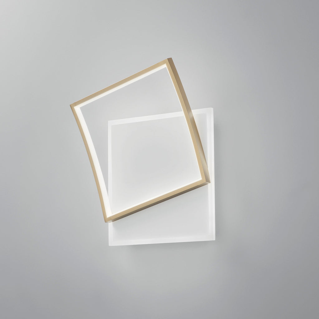 Plafoniera LED AYRTON quadrata, con interruttore CCT per il cambio temperatura colore - FT-FeelThe