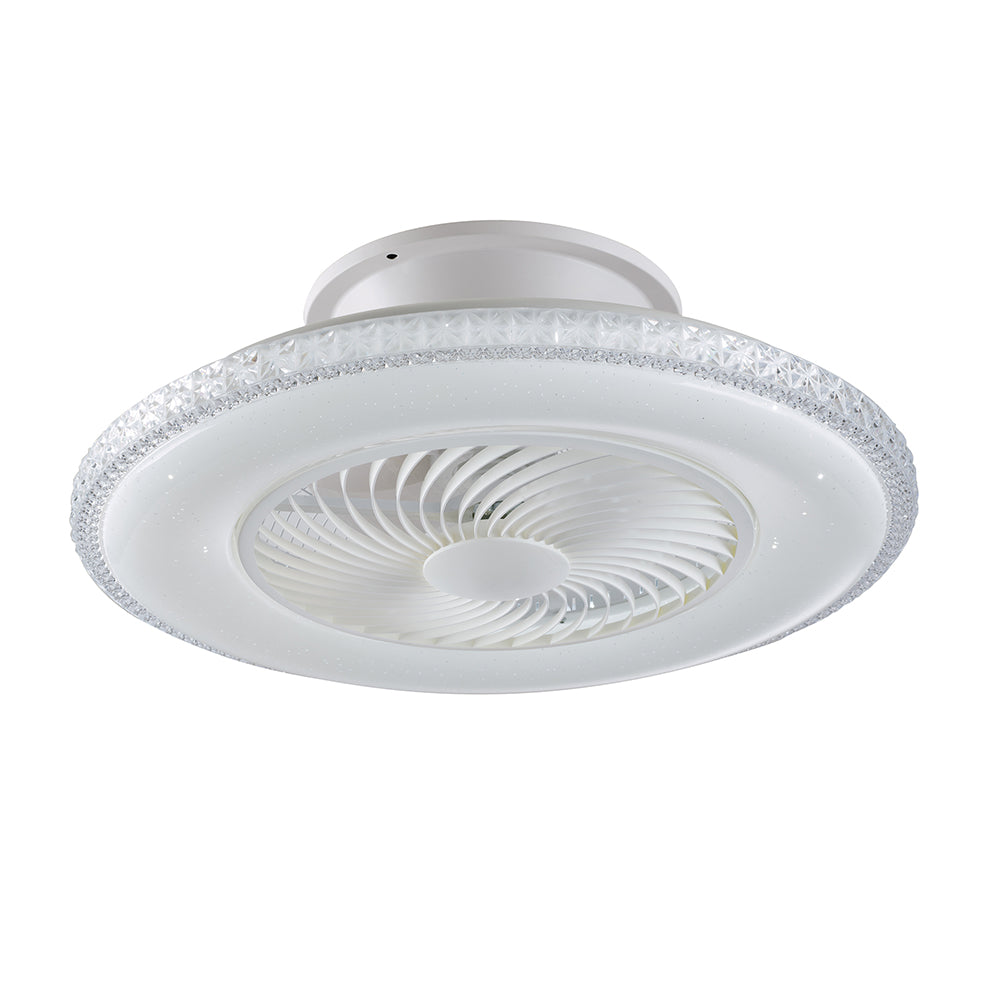 Plafoniera LED BOREA con ventilatore, CCT e WIFI - FT-FeelThe