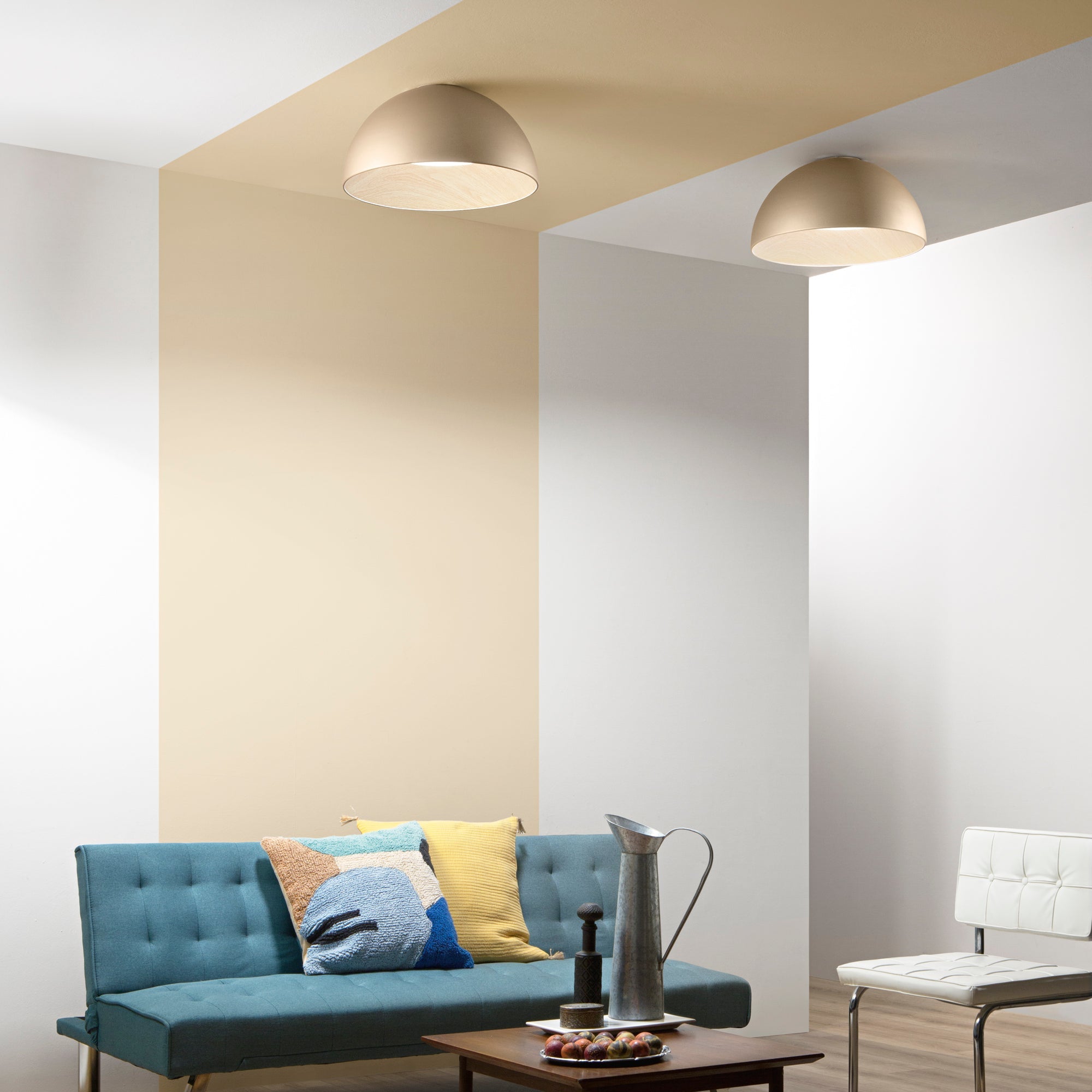 COCO LED ceiling light in CCT metal