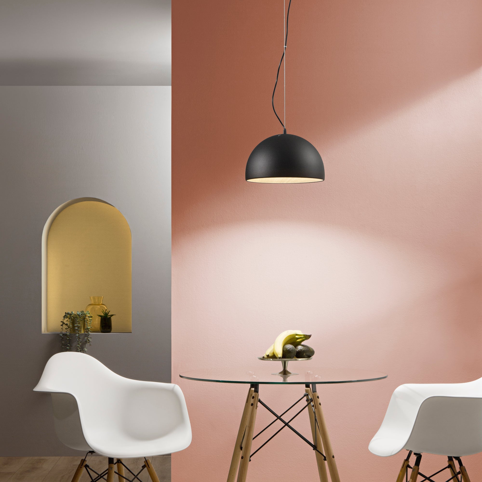 COCO LED pendant lamp in CCT metal