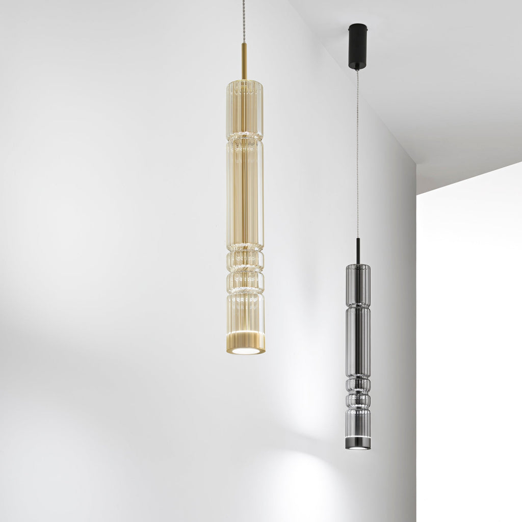 Sospensione Tubolare CROOKES in Vetro LED 3000K - FT-FeelThe