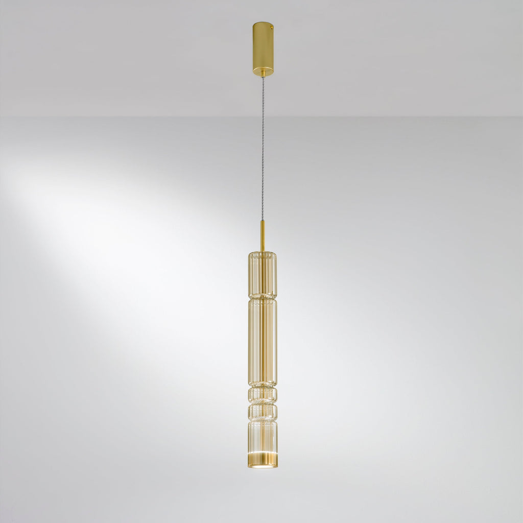 Sospensione Tubolare CROOKES in Vetro LED 3000K - FT-FeelThe
