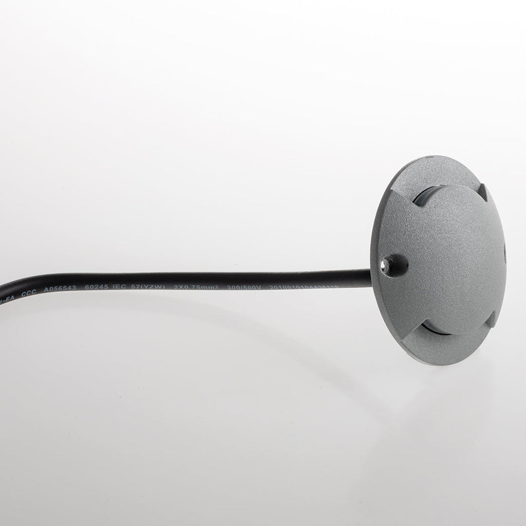 Segnapassi calpestabile Elmo, in alluminio disponibile con luce calda e luce naturale - FT-FeelThe