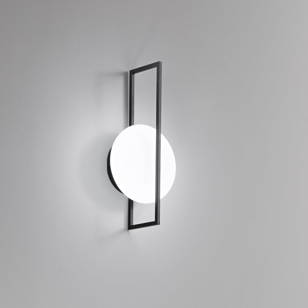 Applique LED FOBOS in metallo e acrilico 12W CCT 34X17Cm - FT-FeelThe