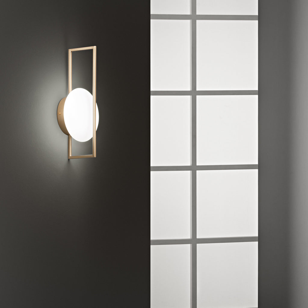 Applique LED FOBOS in metallo e acrilico 12W CCT 34X17Cm - FT-FeelThe