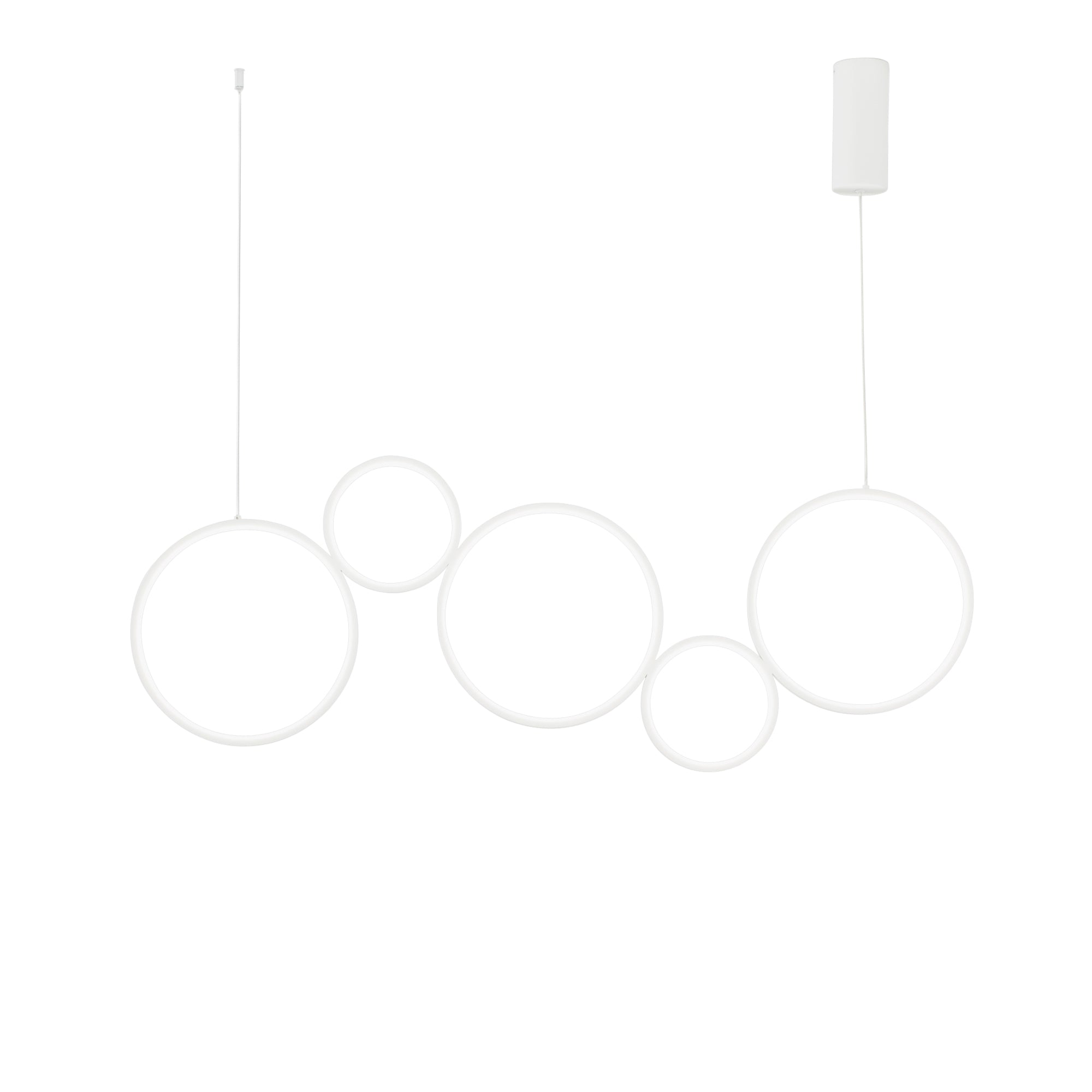 Lampadario a sospensione LED FREDY, 60W e interruttore CCT interno per la personalizzazione della temperatura colore - FT-FeelThe