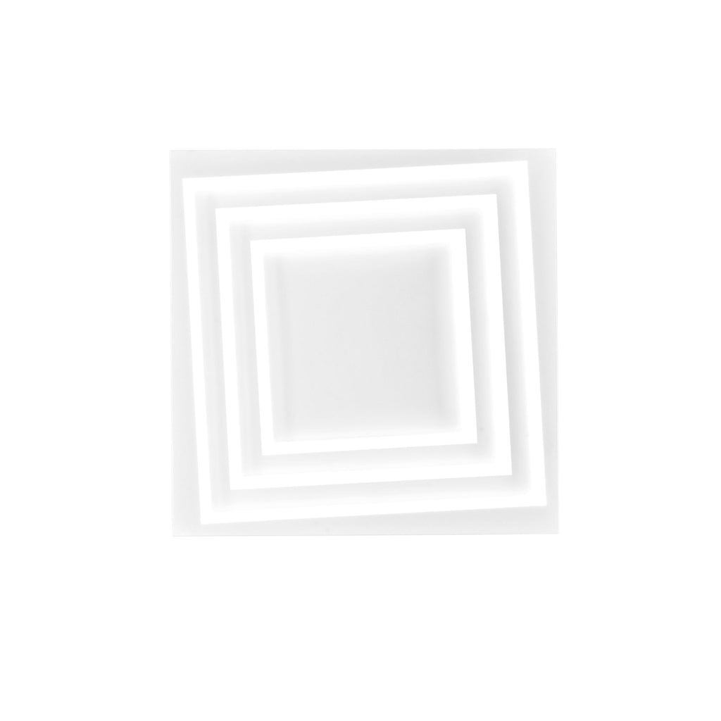 Plafoniera LED HYPNOTIC bianca 55W con interruttore CCT 60X40 cm. - FT-FeelThe
