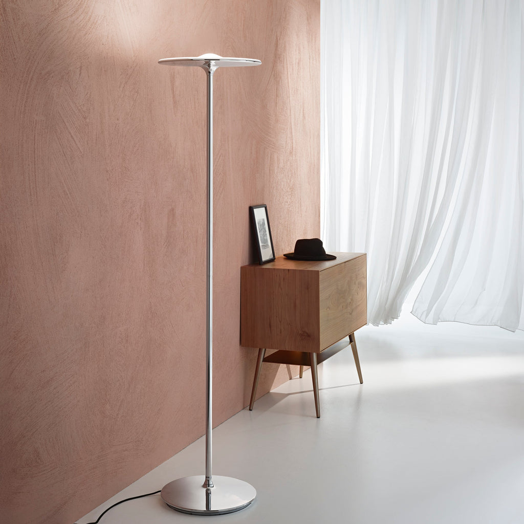 Piantana LED IKON in metallo cromato - FT-FeelThe