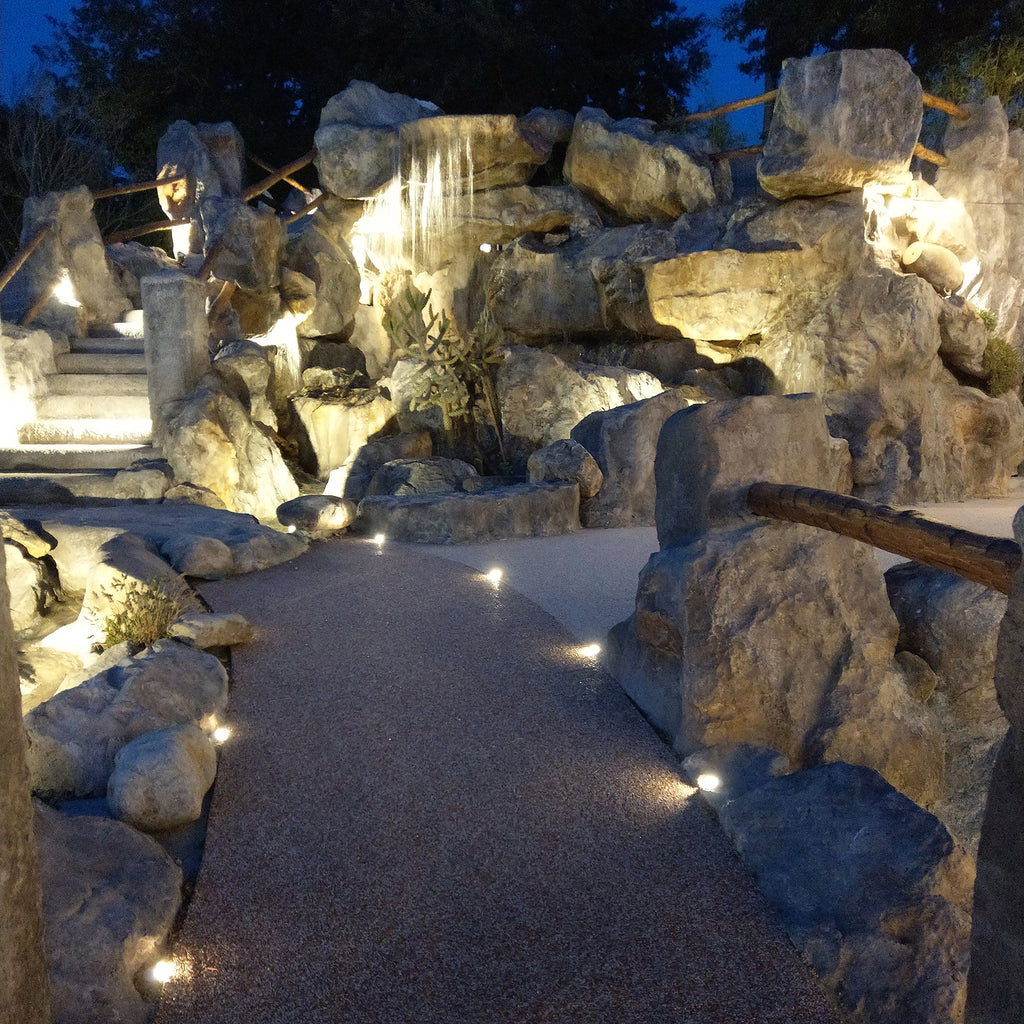 Segnapassi ad incasso IMPACT 2W in alluminio nichel - FT-FeelThe