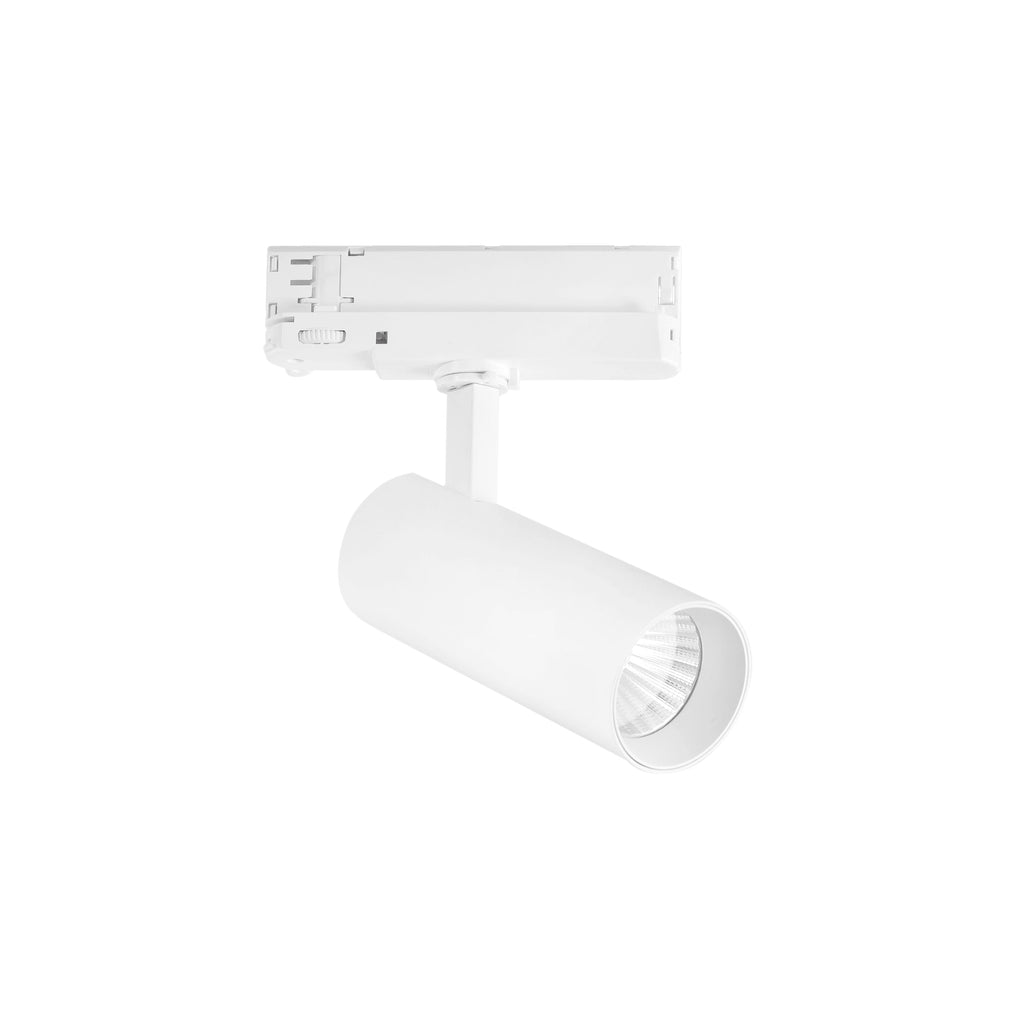 JET ALTO LUMEN aluminium track light with three-phase adapter