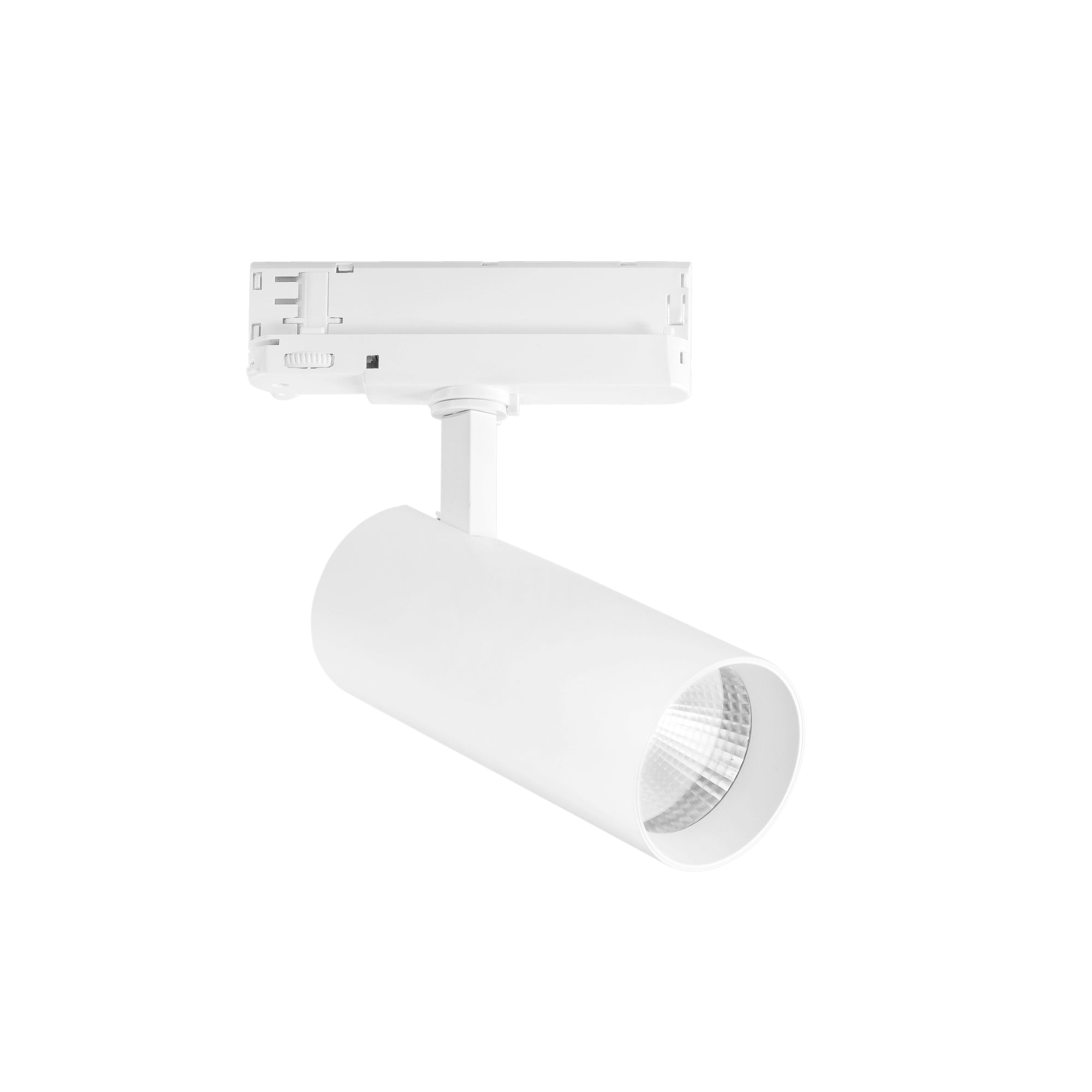 PLANE aluminium track light with three-phase adapter