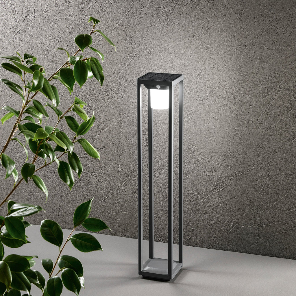 Lampada per esterni KYOTO con pannello solare integrato e sensore di movimento - FT-FeelThe