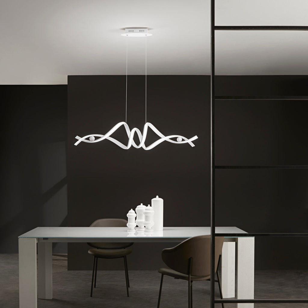 Lampadario a sospensione LED MYSTRAL con interruttore CCT - FT-FeelThe